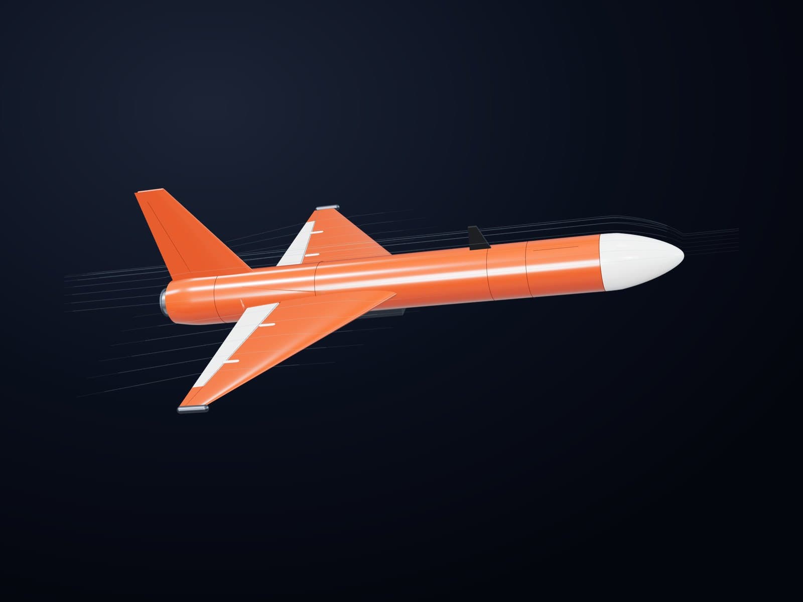 SURYAN HEAT high-speed expendable aerial target in transonic flight