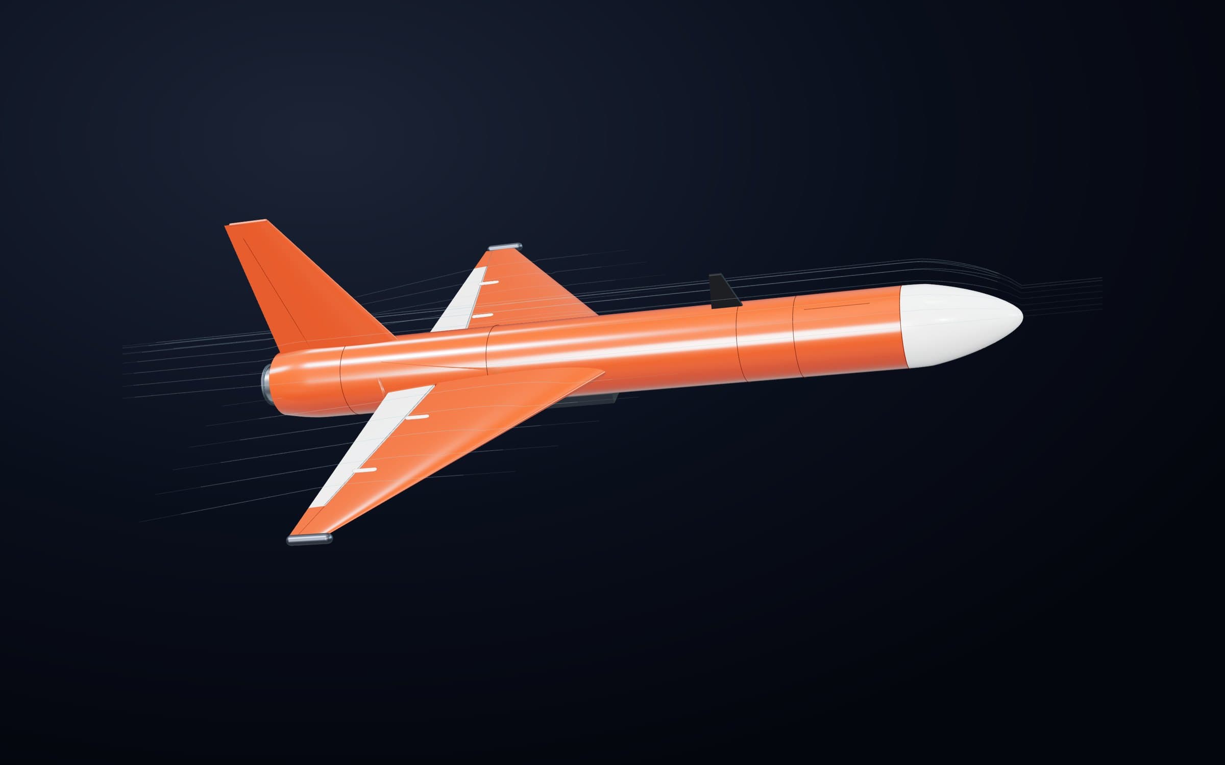 SURYAN HEAT high-speed expendable aerial target in transonic flight